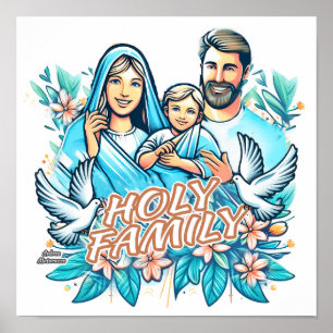 De Heilige Familie Poster
