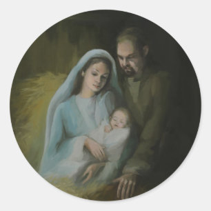 De Heilige Familie Ronde Sticker
