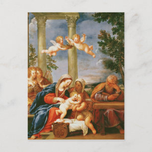 De Heilige Familie St. Elizabeth en St. John Briefkaart