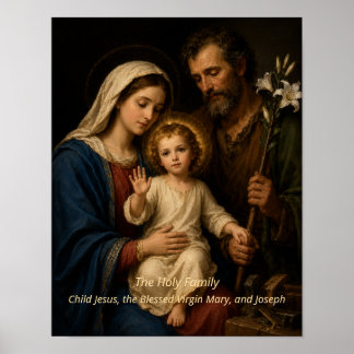 De Heilige Familie van Jezus, Maria en Jozef Poster