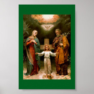 de Heilige Familiekaart Poster