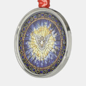 De Heilige Geest Metalen Ornament (Links)
