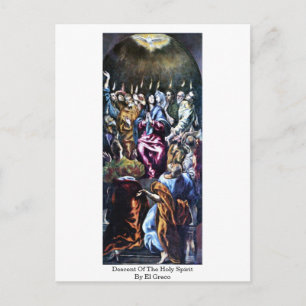 De heilige geest van El Greco Briefkaart