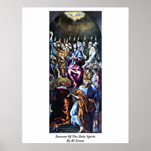 De heilige geest van El Greco Poster