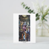 De heilige geest van Greco El Briefkaart (Staand voorkant)