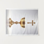 De Heilige Graal Katholiek Wandkleed (Voorkant (horizontaal))
