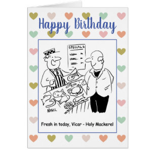 De Heilige Makreel wordt door Fishmonger verkocht 