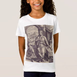 De heilige Matteüs graveert goddelijke inspiratie T-shirt