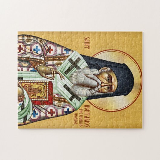 De heilige Nektarios van Aegina Legpuzzel (Horizontaal)