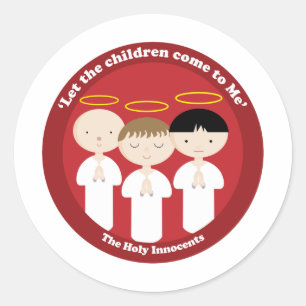 De Heilige Onschuldigen Ronde Sticker