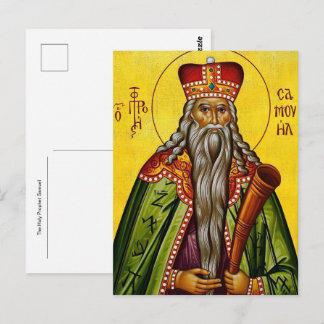 De Heilige Profeet Samuel Orthodoxe Christelijke I Briefkaart