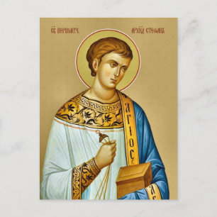 De Heilige Protomartelaar en Archidiaken Stefanus Briefkaart