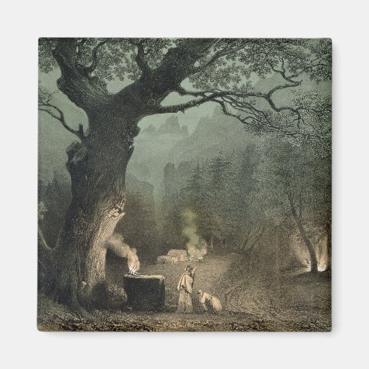 De heilige rog van de druïden magneet (Voorkant)