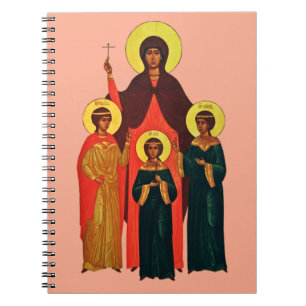 De Heilige Sophia en Haar Dochters De Eeuwige Deug Notitieboek