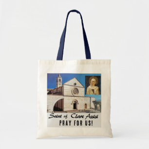 De heilige van Clare van Assisi Tote Bag