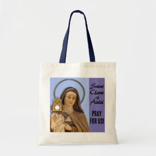 De heilige van Clare van Assisi Tote Bag