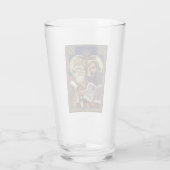 De heiligen Cyril en Methodius Patronen van Europa Glas (Achterkant)