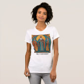 DE HEIROPHANT - TAROT KAART T-SHIRT (Voorkant volledig)