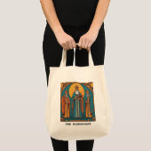 DE HEIROPHANT - TAROT KAART TOTE BAG (Voorkant (product))