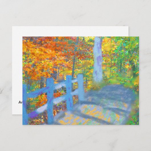 De hek-kunst briefkaart (Voorkant / Achterkant)