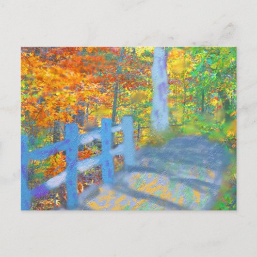 De hek-kunst briefkaart (Voorkant)