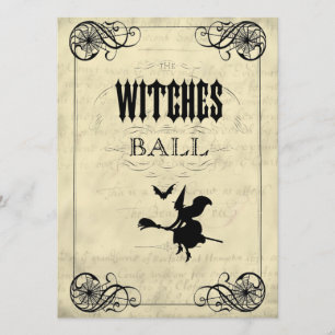 De heks Ball Halloween Kaart