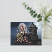 De heks briefkaart (Staand voorkant)