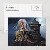 De heks briefkaart (Voorkant / Achterkant)