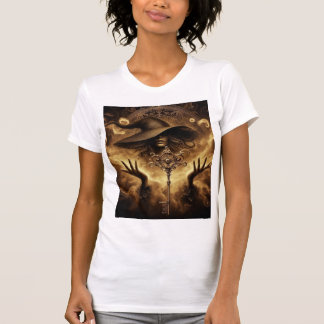 De Heks Die de Sleutel Vasthoudt T-shirt