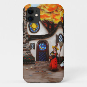 De heks en haar ganzen iPhone 11 hoesje