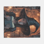 De heks fleece deken (Voorkant (Horizontaal))