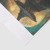 De heks in de nacht 2 tissuepapier (Detail)