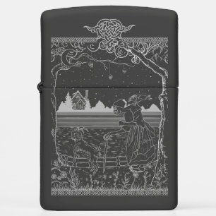 De heks in het hout Folktale Zippo Lighter