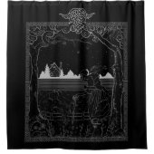 De heks in het hout: Untold Folktale Douchegordijn (Voorkant)