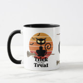 De Heks Kat's Trick or treat Avontuur Monogram Mok (Links)