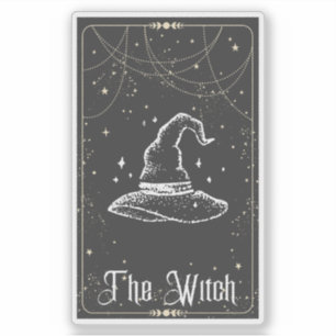 De heks Pet Tarot Sticker