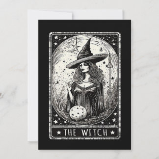 De heks Tarot Kaart  Halloween Heks