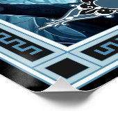 De heks Tarot Kaart Perfect Poster (Hoek)