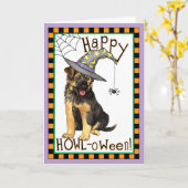 De Heks van de Duitse herder Kaart (Gele Bloem)