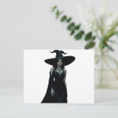 De heks van de nacht briefkaart (Staand voorkant)