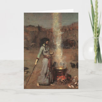 De Heks van Halloween Kaart