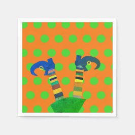 De heks zit in servet