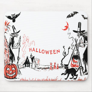 De Heksen Mousepad van Halloween Muismat