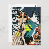 De heksenkraam -  komiek briefkaart (Voorkant / Achterkant)