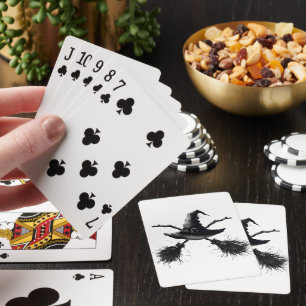 De Heksenkruis-Noir Pokerkaarten