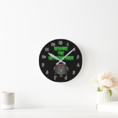 De hekserende acrylwandklok ronde klok (Huis)