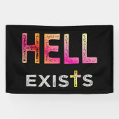 De hel bestaat spandoek (Horizontaal)