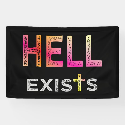 De hel bestaat spandoek (Horizontaal)