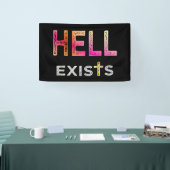 De hel bestaat spandoek (Beurs)