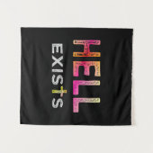 De hel bestaat wandkleed (Voorkant (horizontaal))